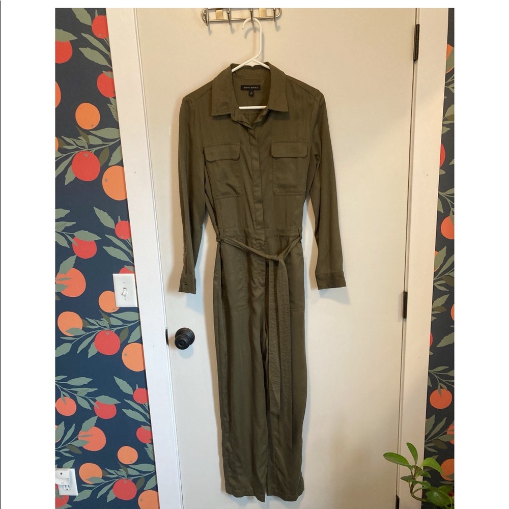 Banana Republic Olive Green Jumpsuit Size 6